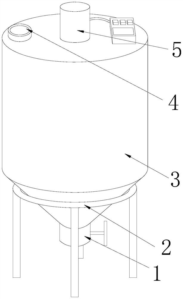 A pre-grinding two-way stirring chelator for viscous feed production