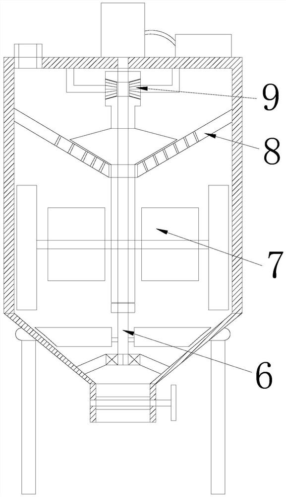 A pre-grinding two-way stirring chelator for viscous feed production