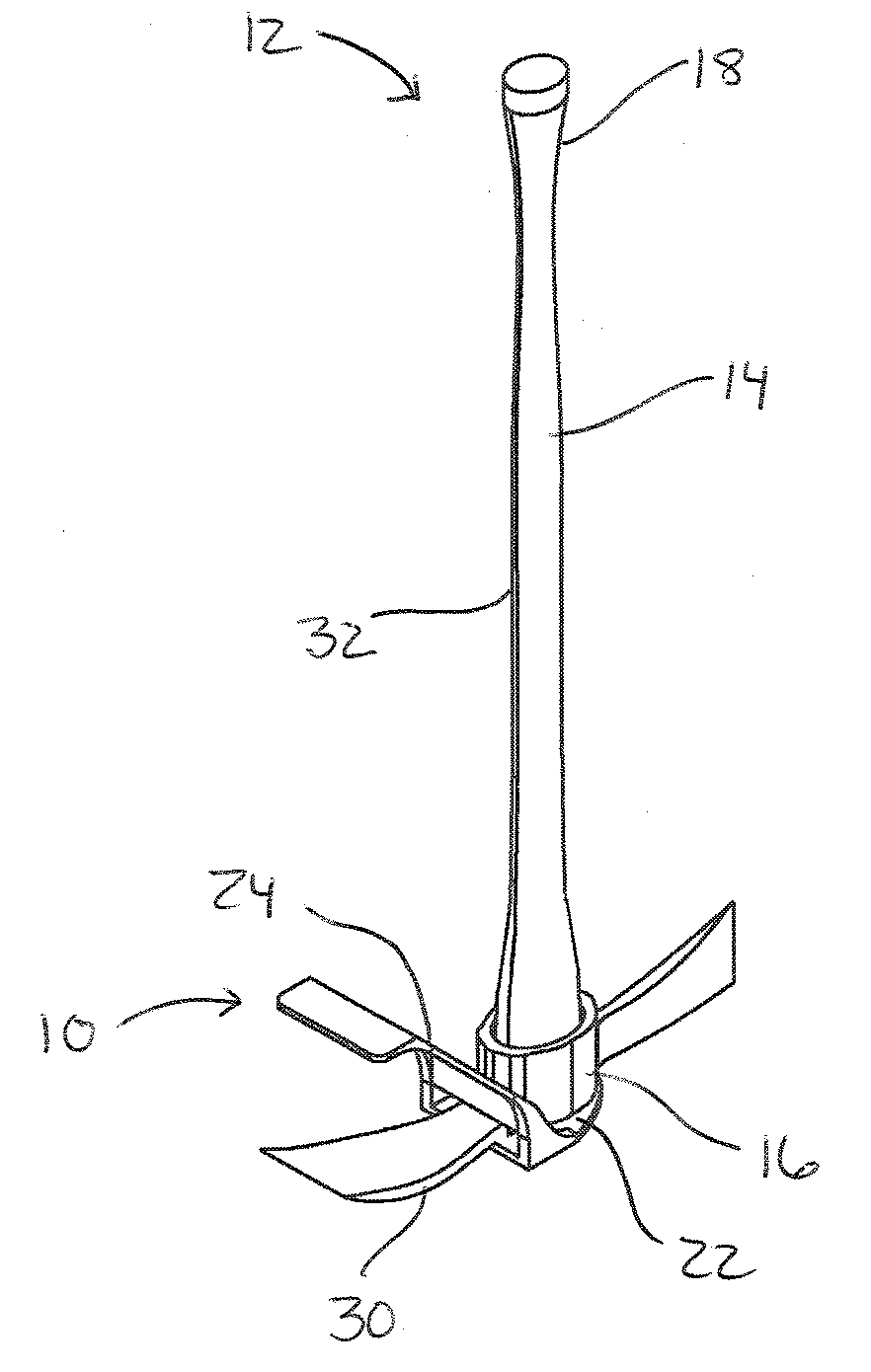 Shield attachment for hand-held digging tools