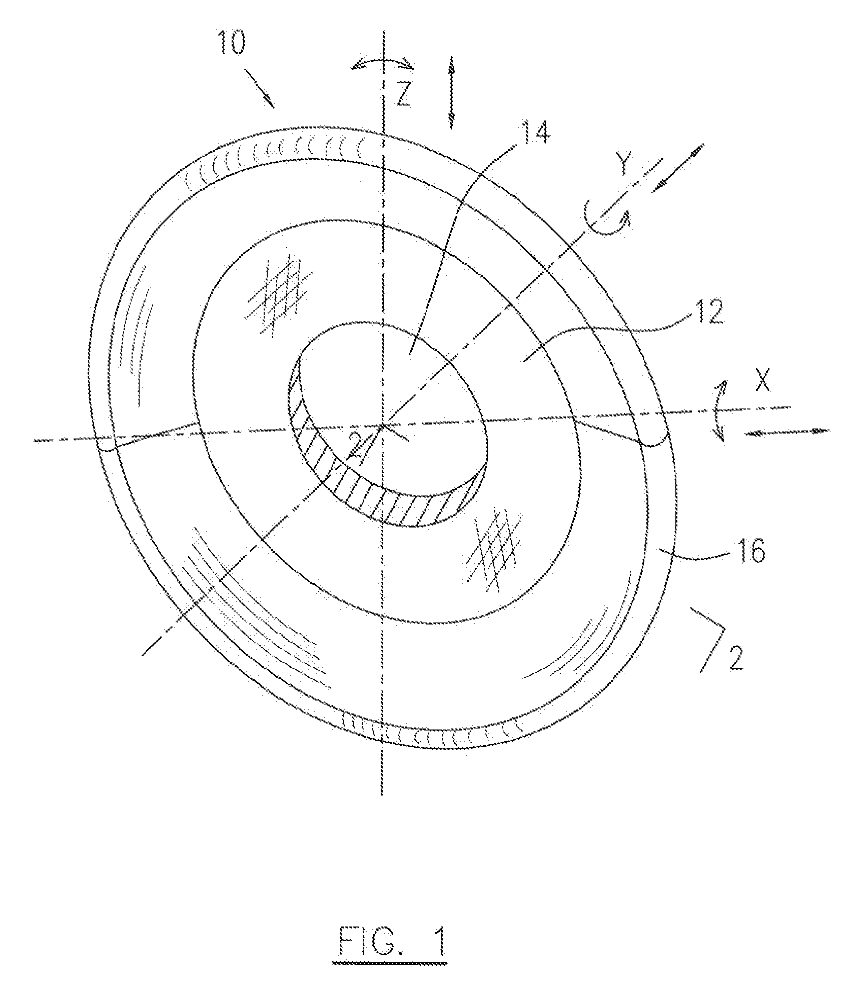 Method of machining airfoils by disc tools