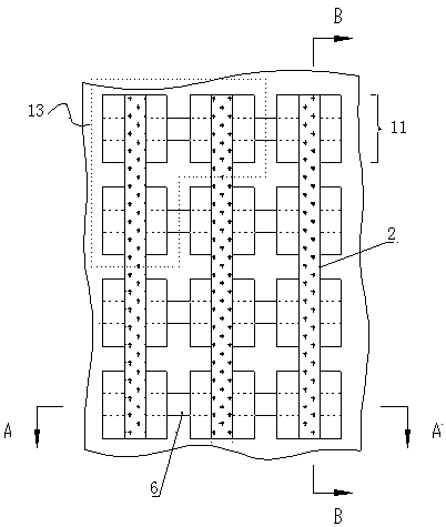 Light emitting diode display structure