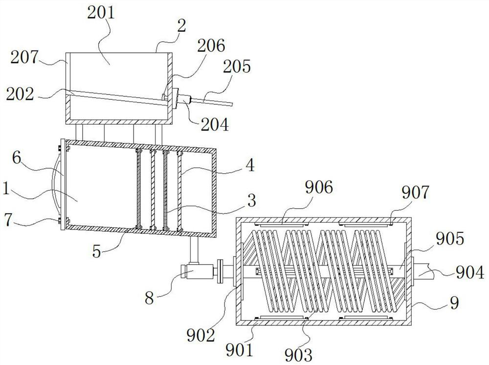Sewage purification treatment device for water treatment engineering