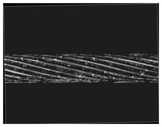 A method for detection of loose wire strands based on region growing