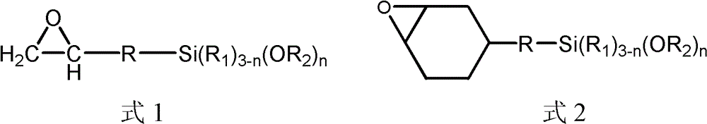 Epoxy floor coating containing epoxy polyether organosilicon hybrid and preparation method thereof