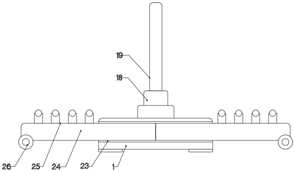 A pe pipe marking spraying device