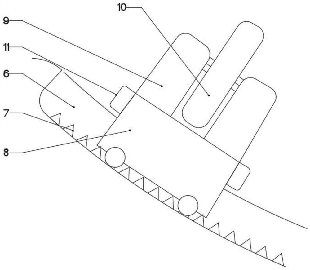 A pe pipe marking spraying device