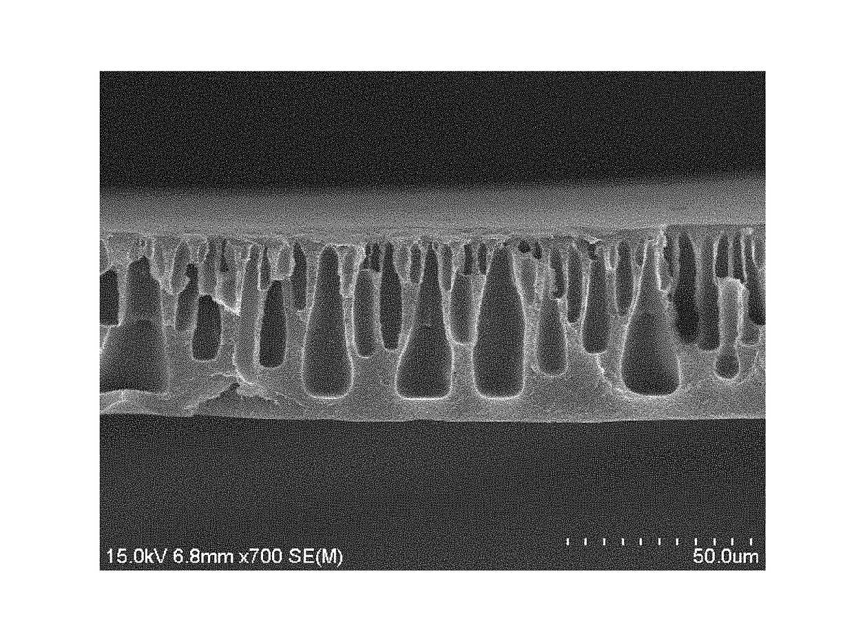 Forward osmosis membrane for seawater desalination and method for preparing the same