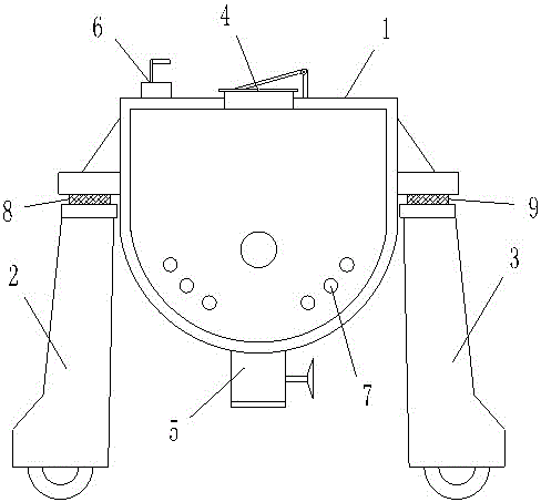 Asphalt flow device capable of weighing