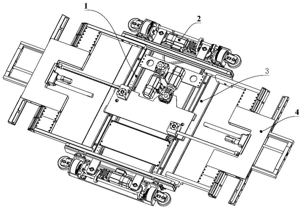 Transverse moving type automobile carrier