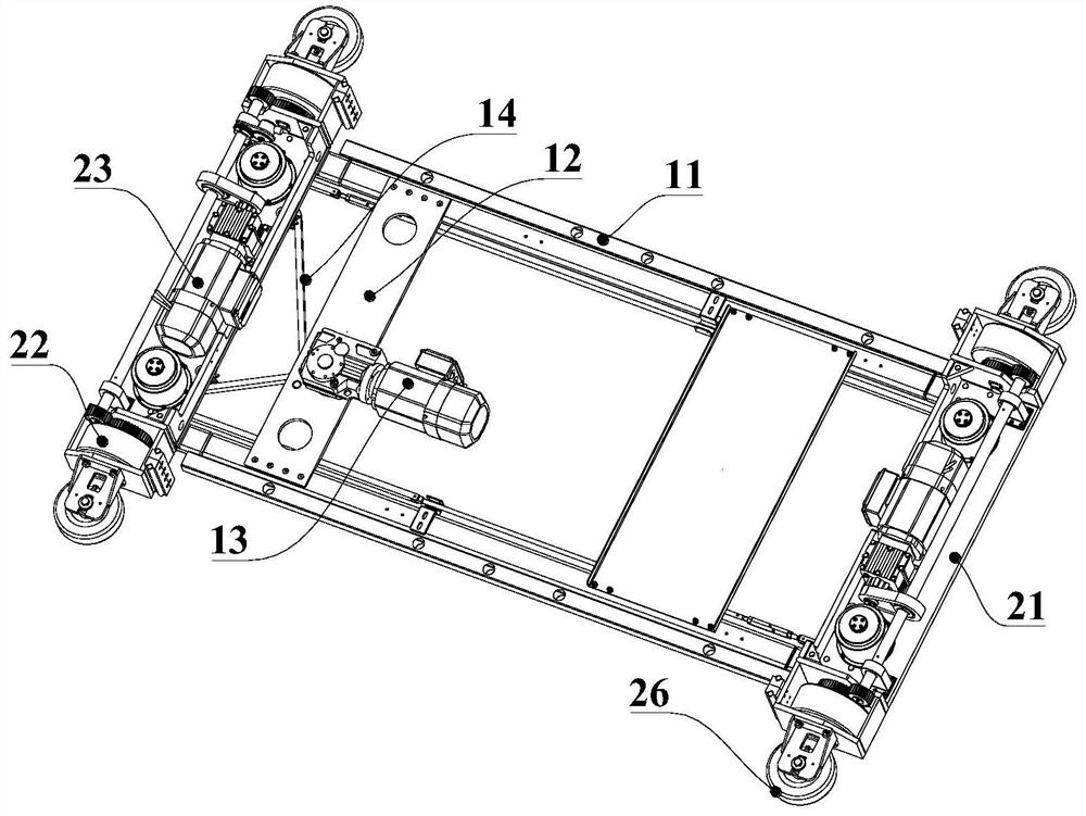 Transverse moving type automobile carrier