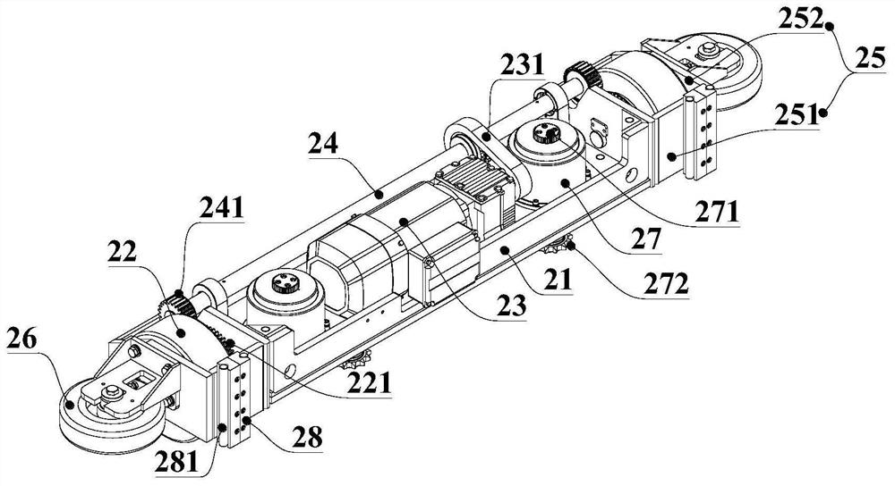 Transverse moving type automobile carrier