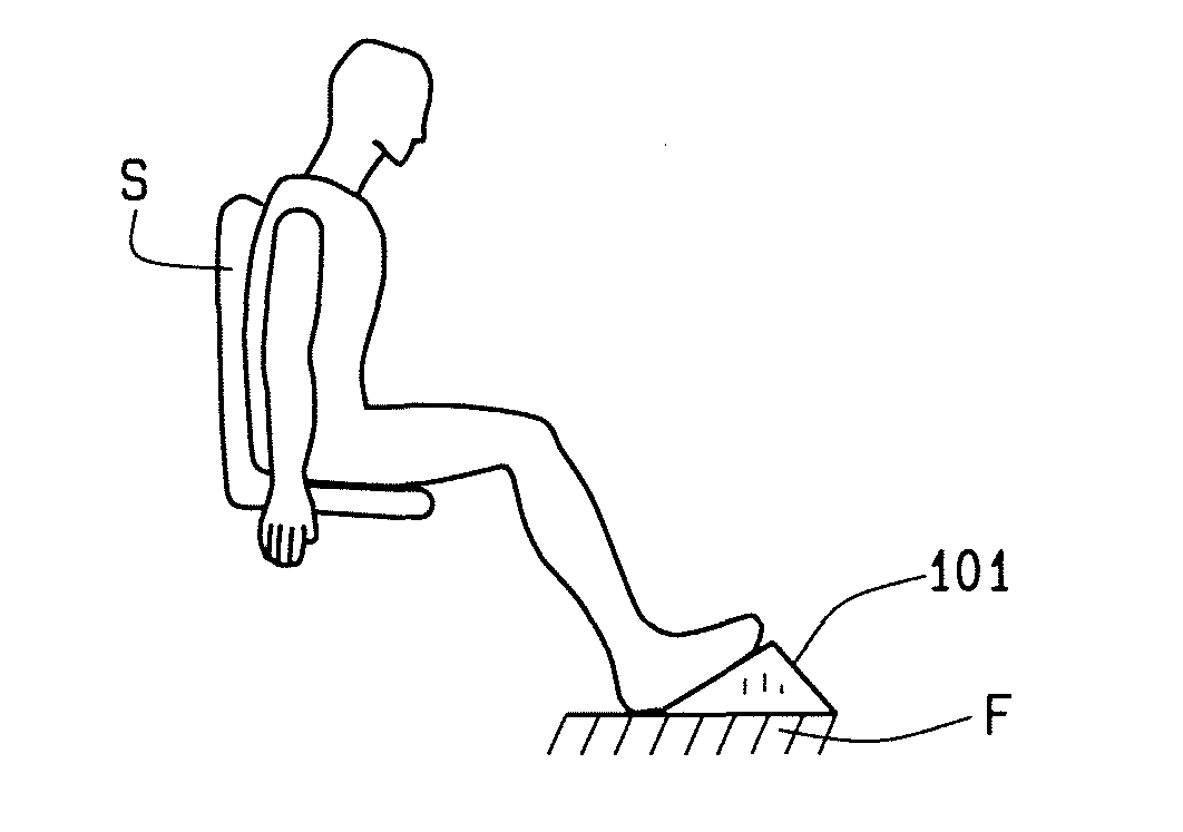 Tibia force reduction wedge