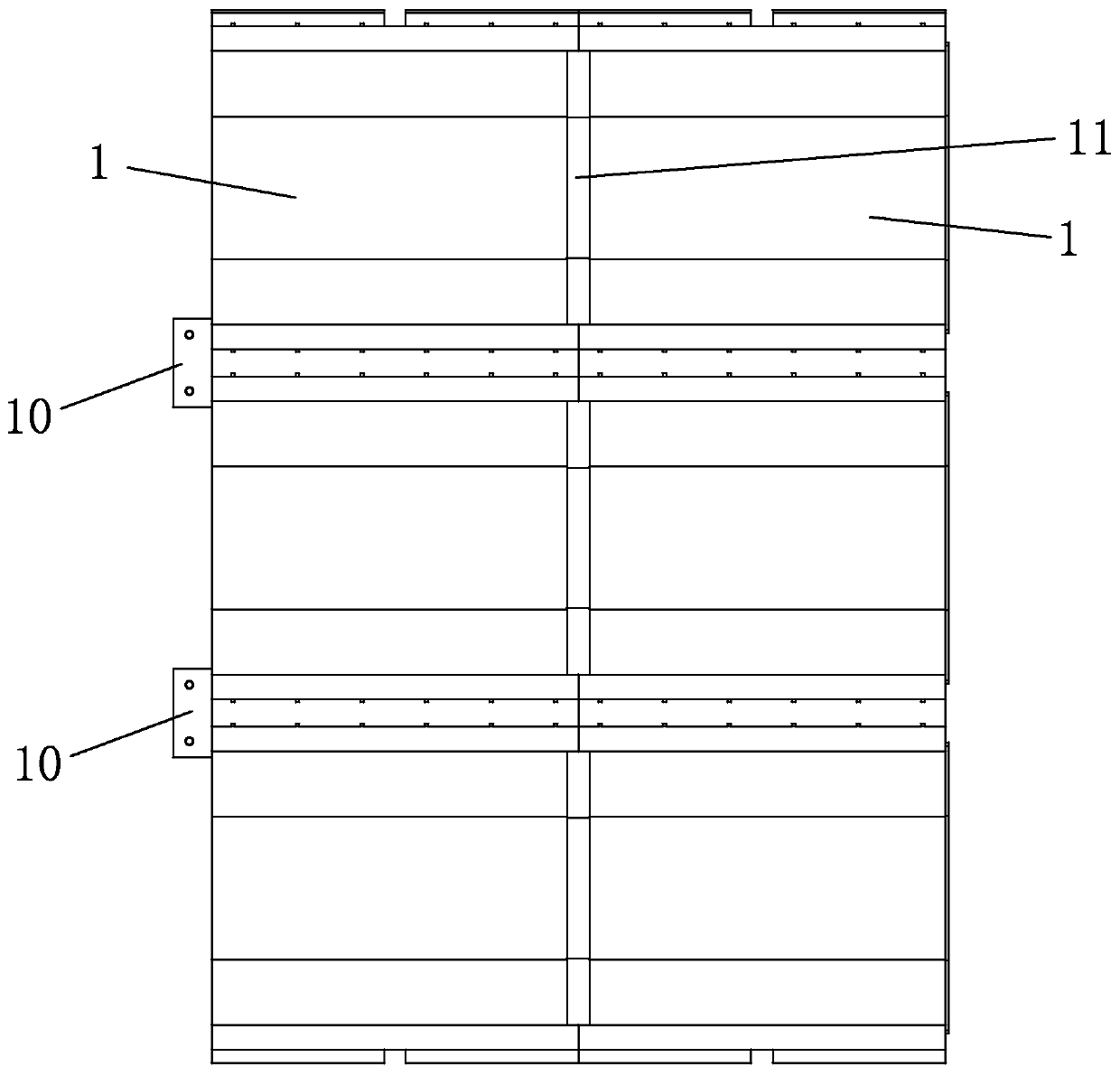 Folded edge flashing structure and construction method for roof