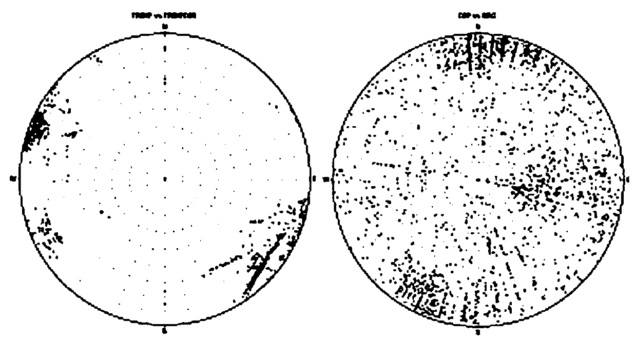 Ore rock joint structure simulation method based on native crustal stress field