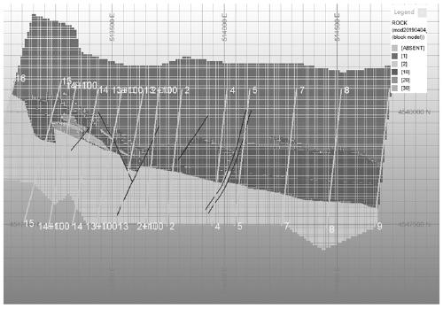 Ore rock joint structure simulation method based on native crustal stress field