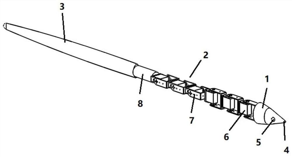 Bionic flexible mechanical finless eel