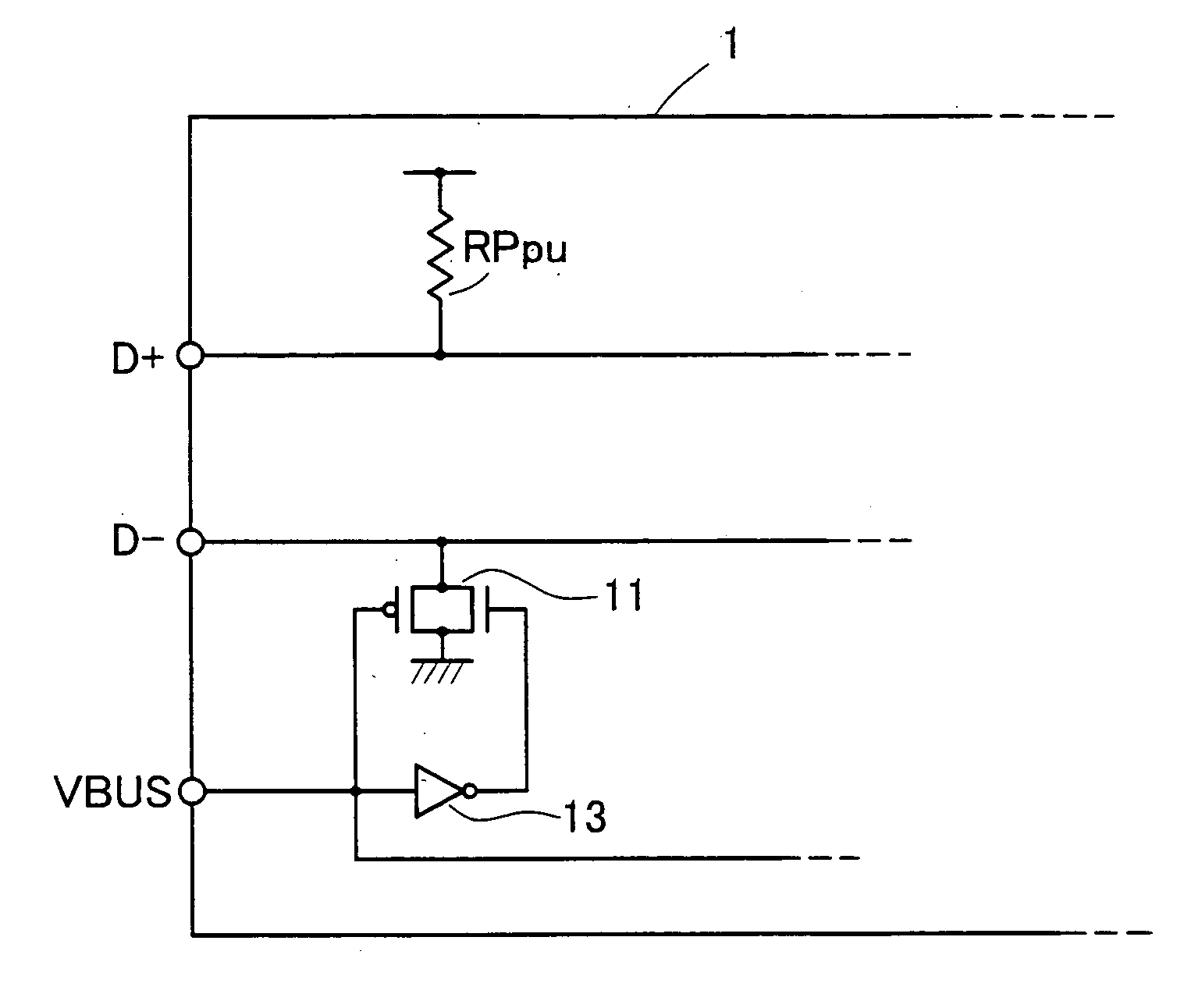 USB upstream device, USB connector, and USB cable