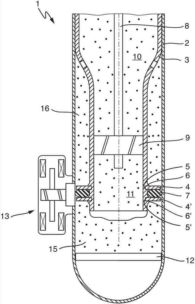 Vibration damper for a motor vehicle and a method for producing a press fit between a damper inner tube and at least one separating plate