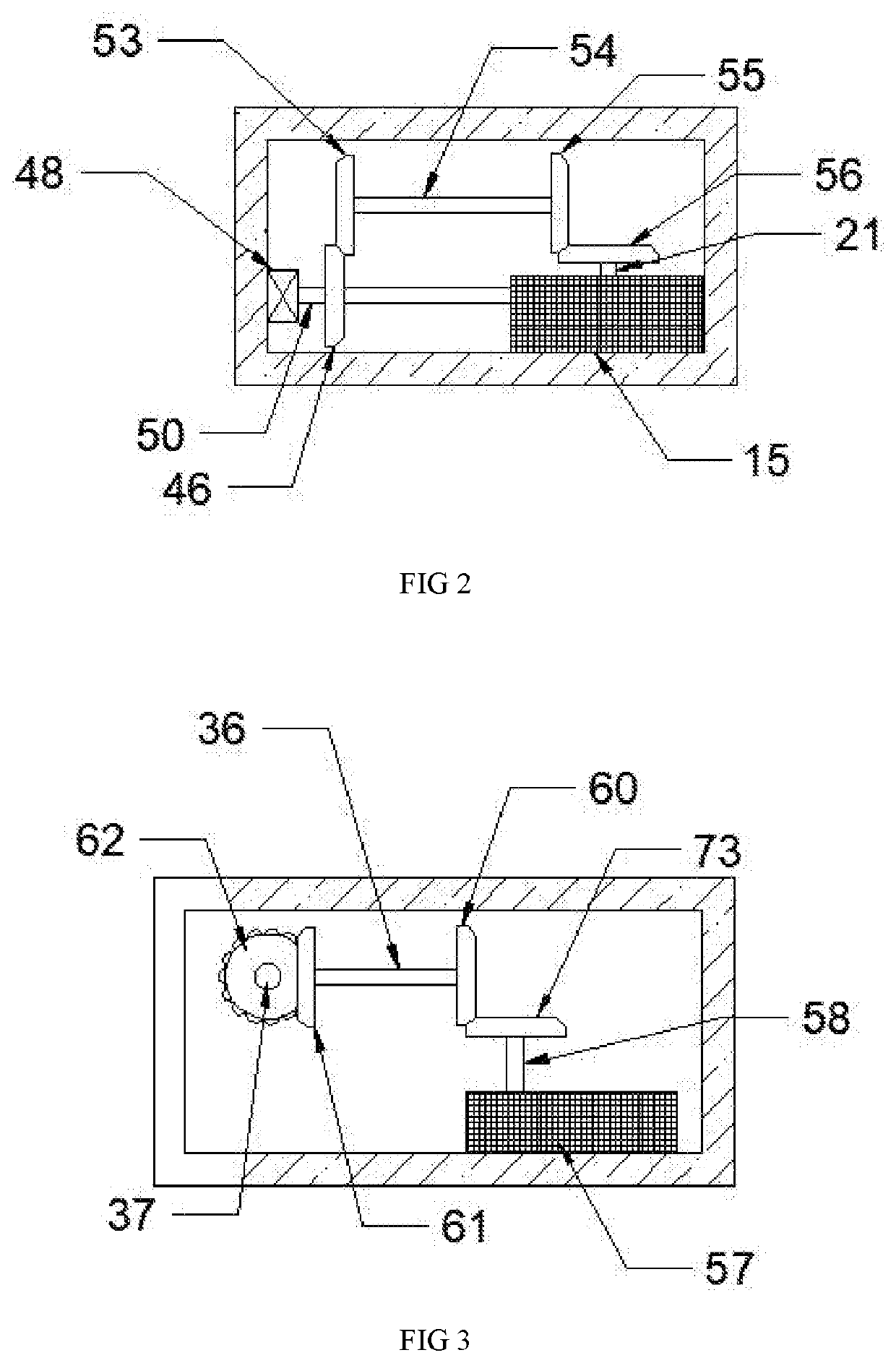 Small waste material processing device