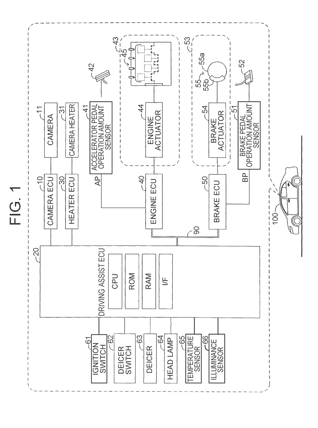Control device for vehicle heater