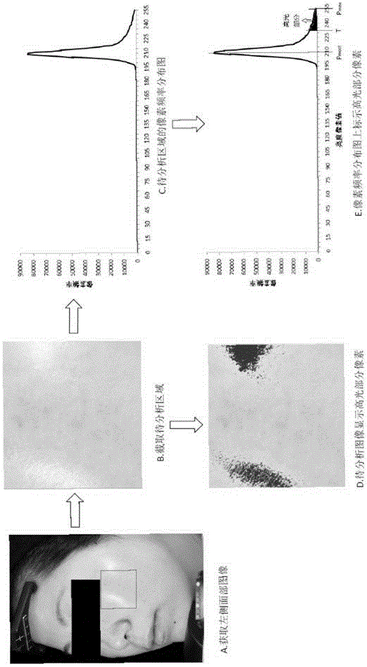 Image analysis method and apparatus for skin lustrousness