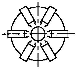 Integral extrusion forming method of complex inner ring rib of light alloy shell