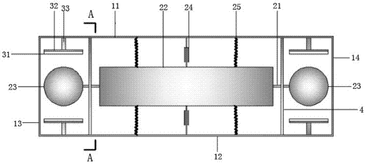 Vertical viscoelastic collision tuned mass damper device and its working mode