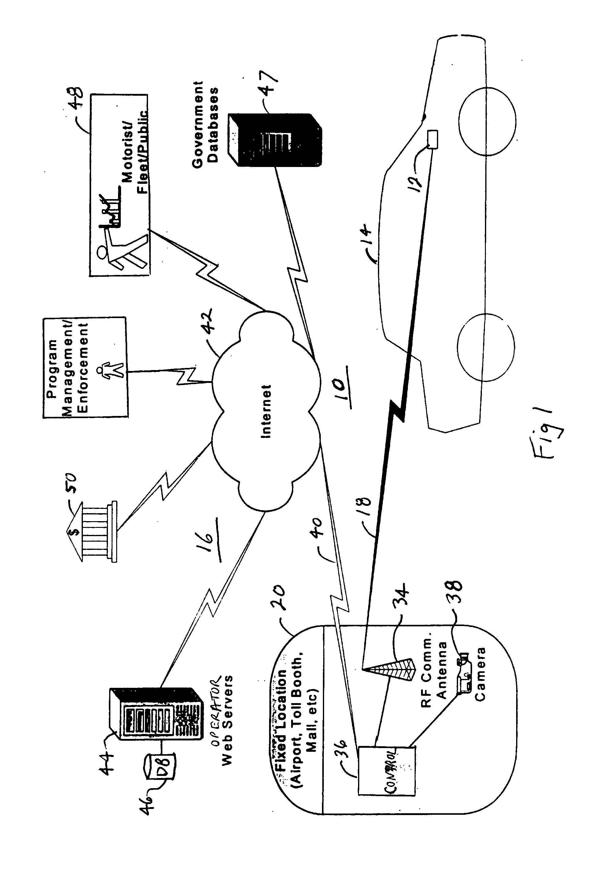 Vehicle environmental regulatory compliance system and method of verifying regulatory compliance of a vehicle