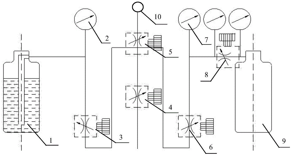 Halon fire extinguisher filling process control equipment and method for filling process control