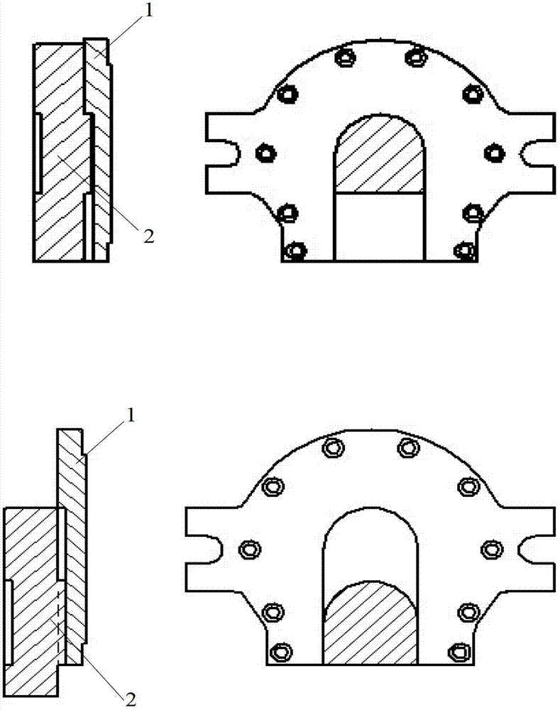 Accurate-positioning large-torque rapid locking device under nuclear environment