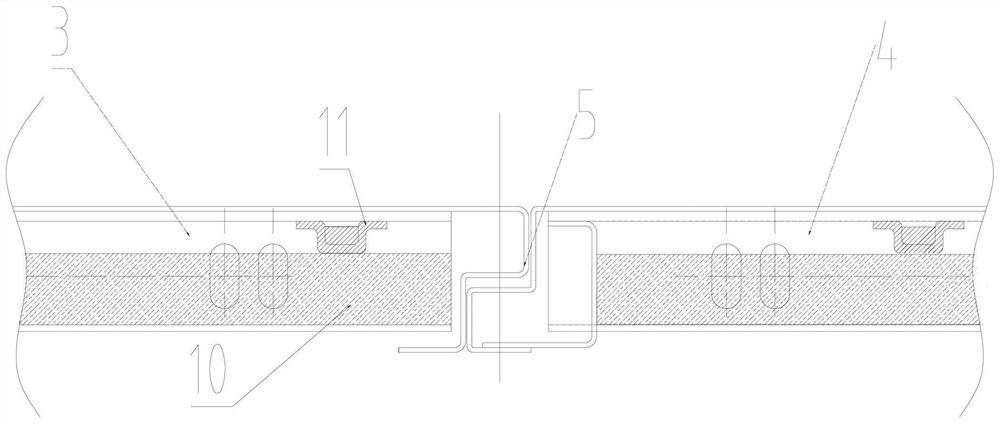 High-speed ladder car door sealing structure