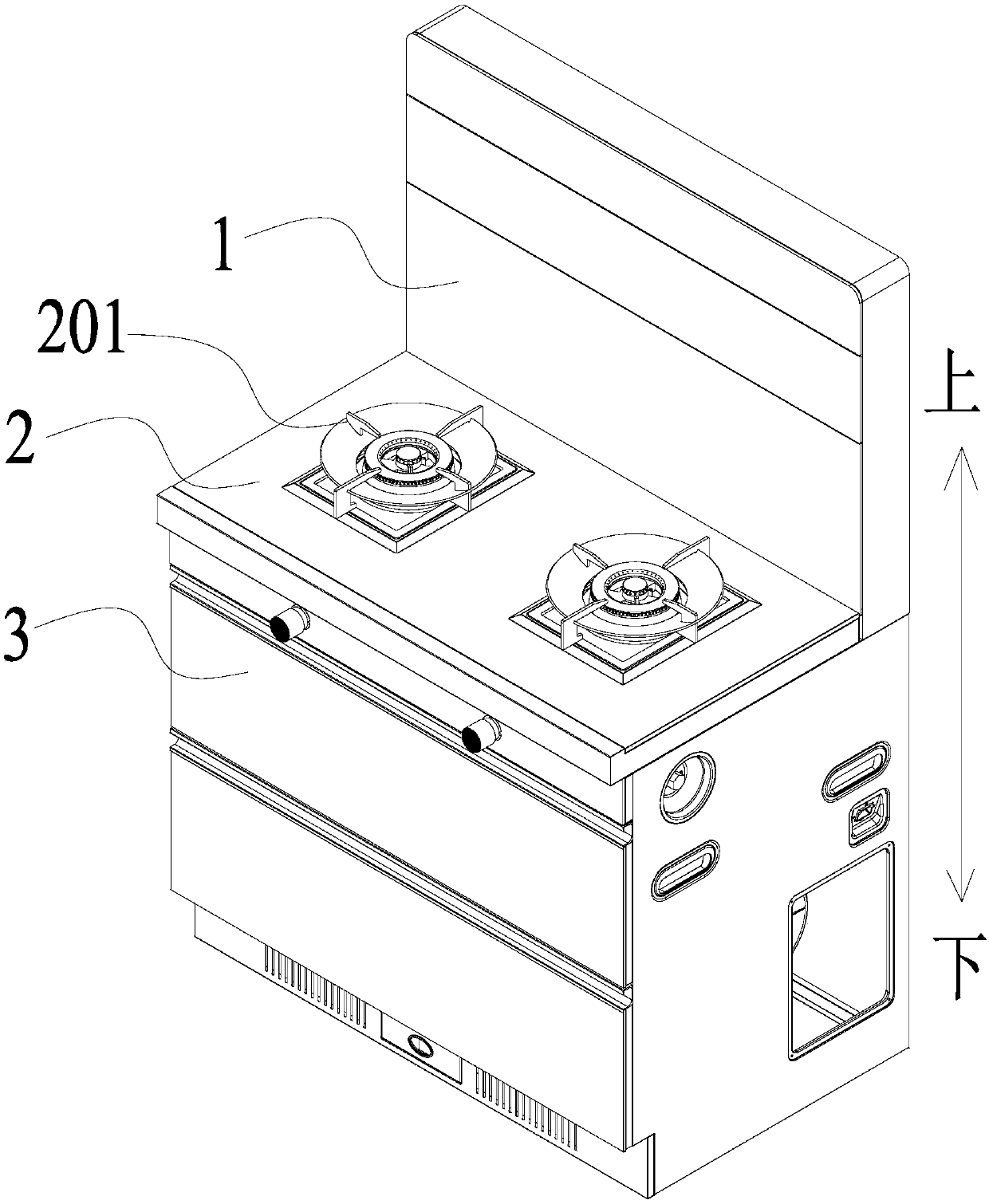 Control method and control device used for integrated cooker and integrated cooker