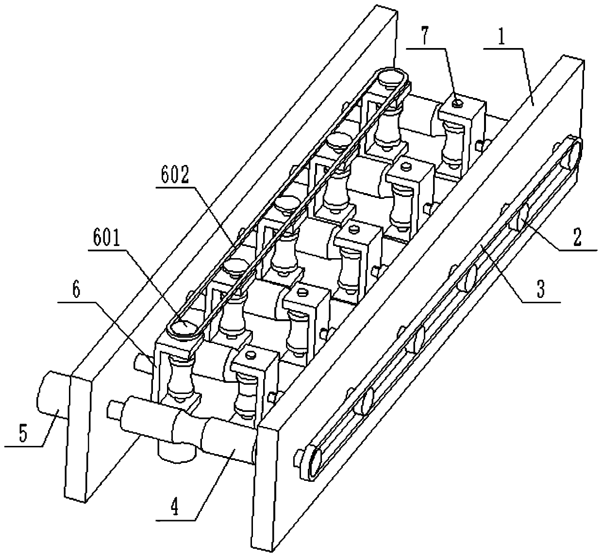 A transmission device for concrete utility poles