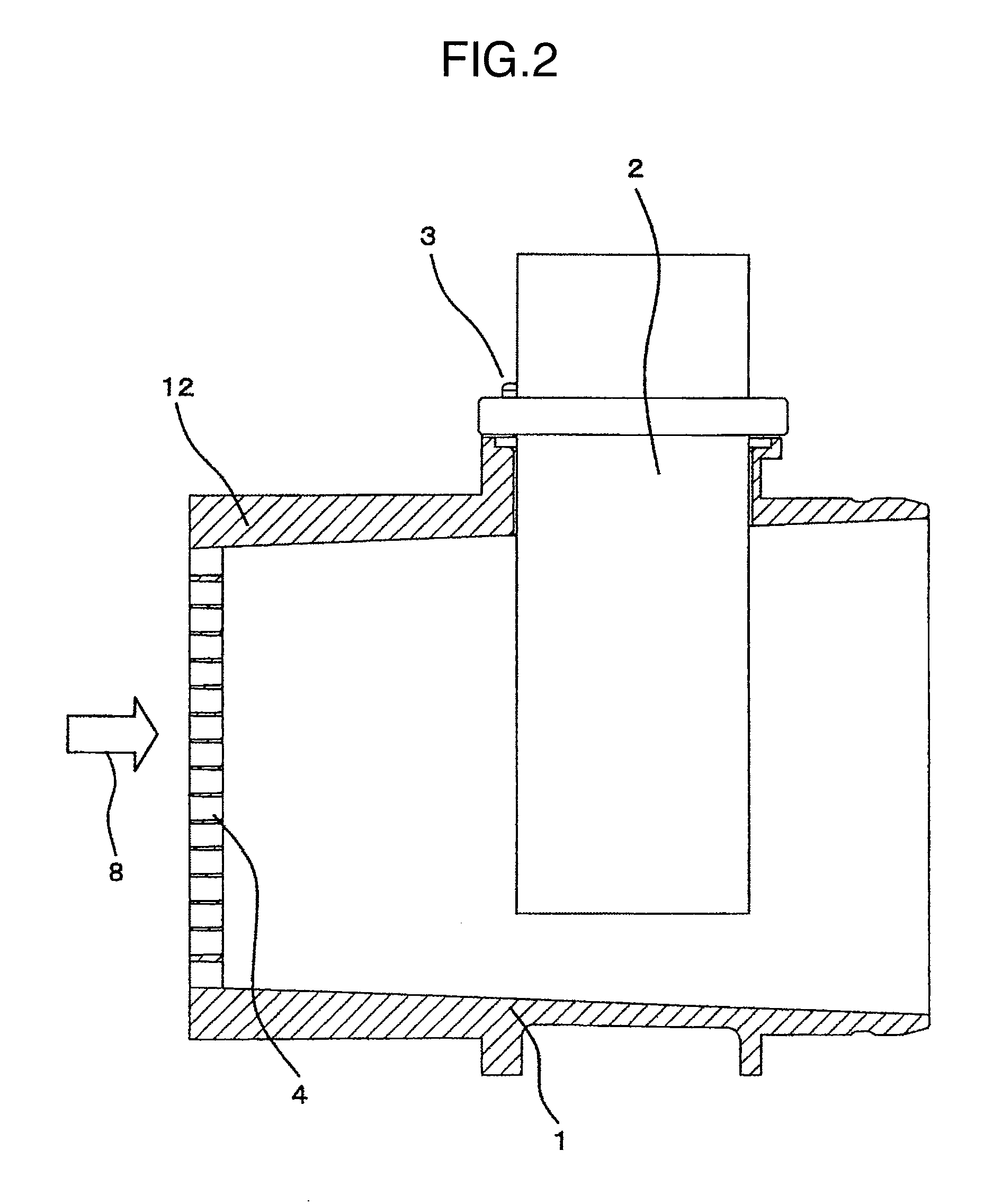 Air flow rate measuring device