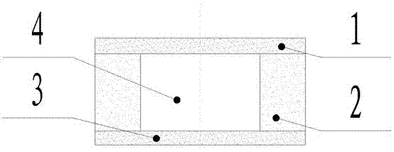 Polycrystalline cubic boron nitride cutting tool material for finishing iron castings and preparation method thereof