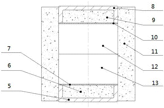 Polycrystalline cubic boron nitride cutting tool material for finishing iron castings and preparation method thereof