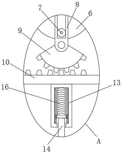A chemical pigment crushing device