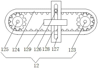 Grating garbage removing device for sewage treatment