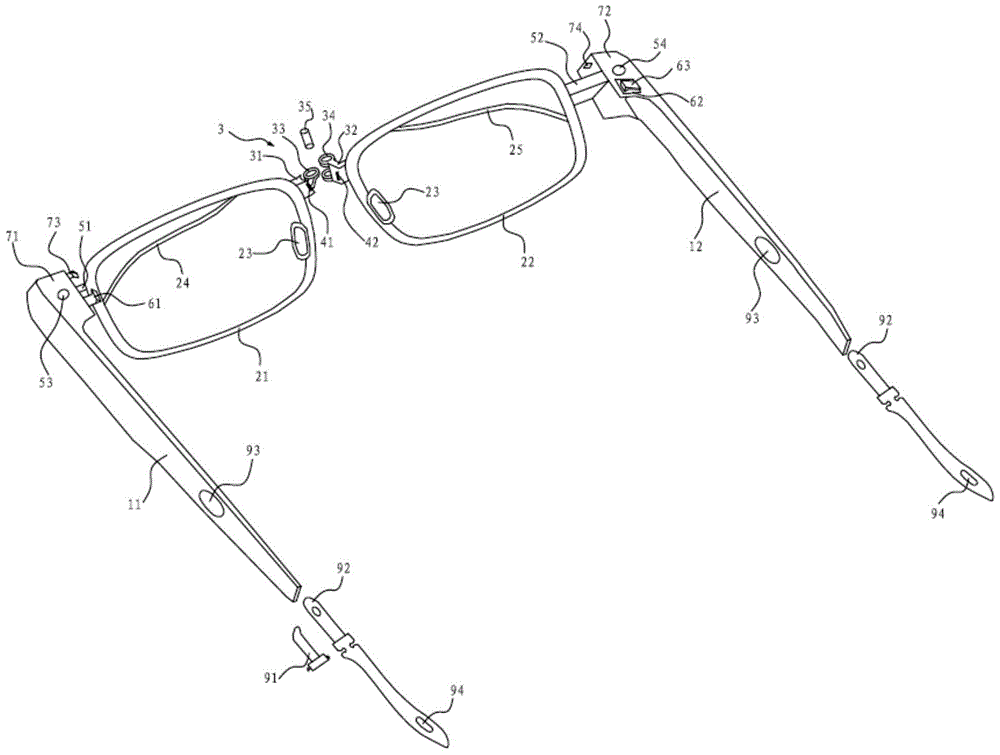 folding glasses