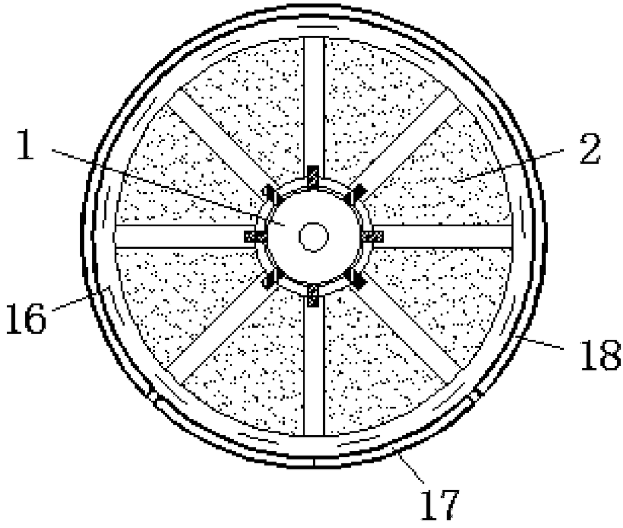 PLacement rack used for seawater pump and convenient to adjust in height