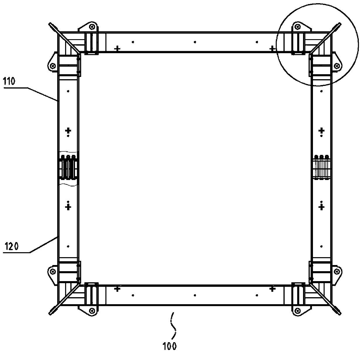 Girdle ring device with friction sheets