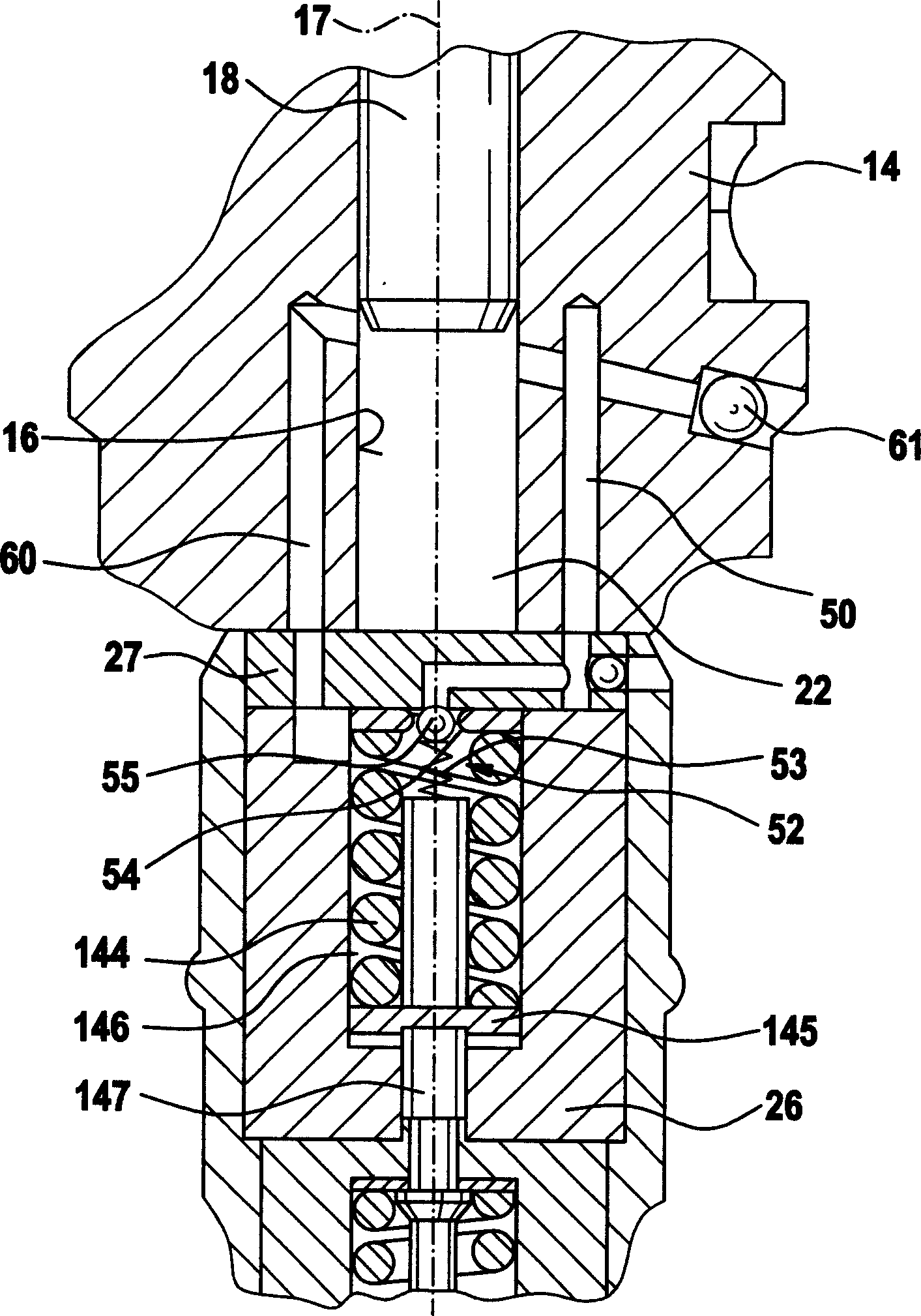 Fuel jetting device used in internal combustion engine