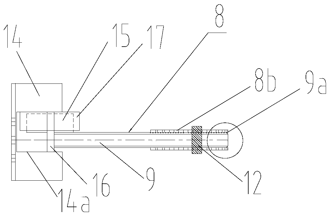 A quenching device for pulley parts