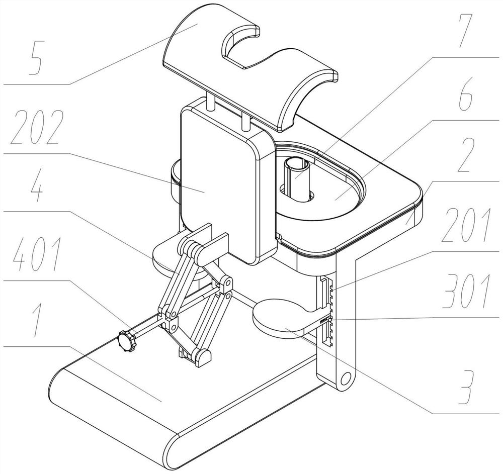 Internal examination device for anorectal department