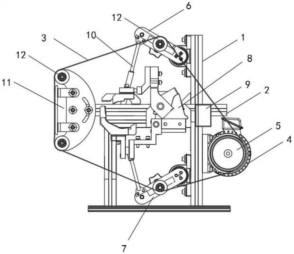 A positioning grinding device for gearbox production and its working method