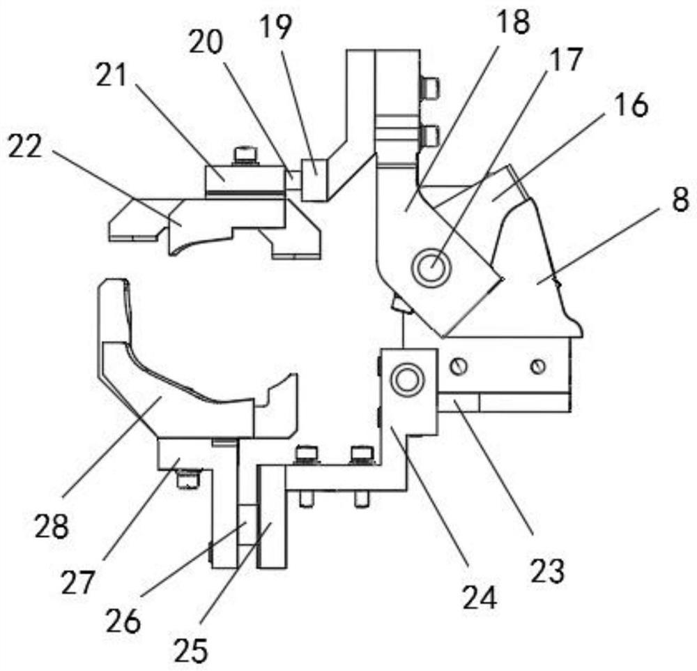 A positioning grinding device for gearbox production and its working method