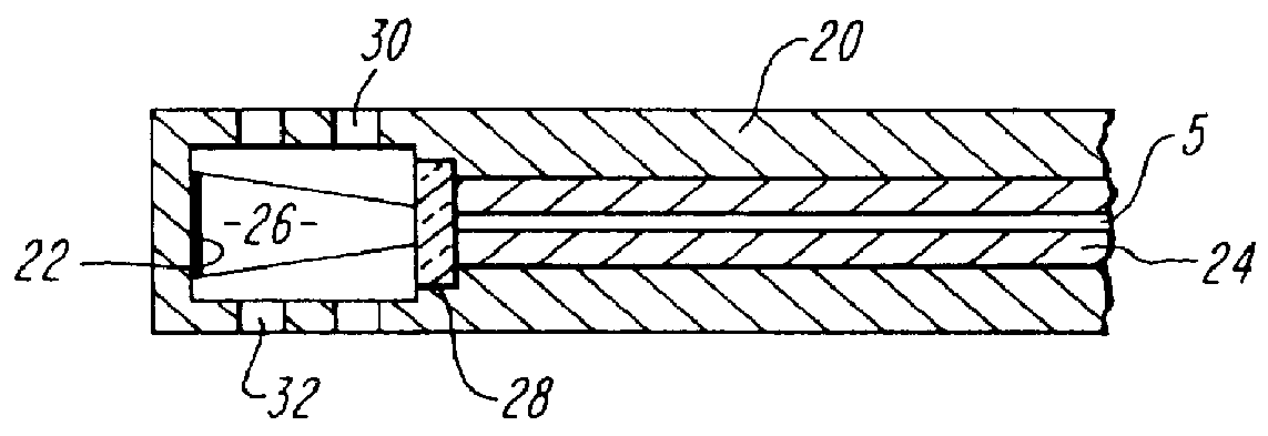 Device for optically measuring a cryogenic temperature