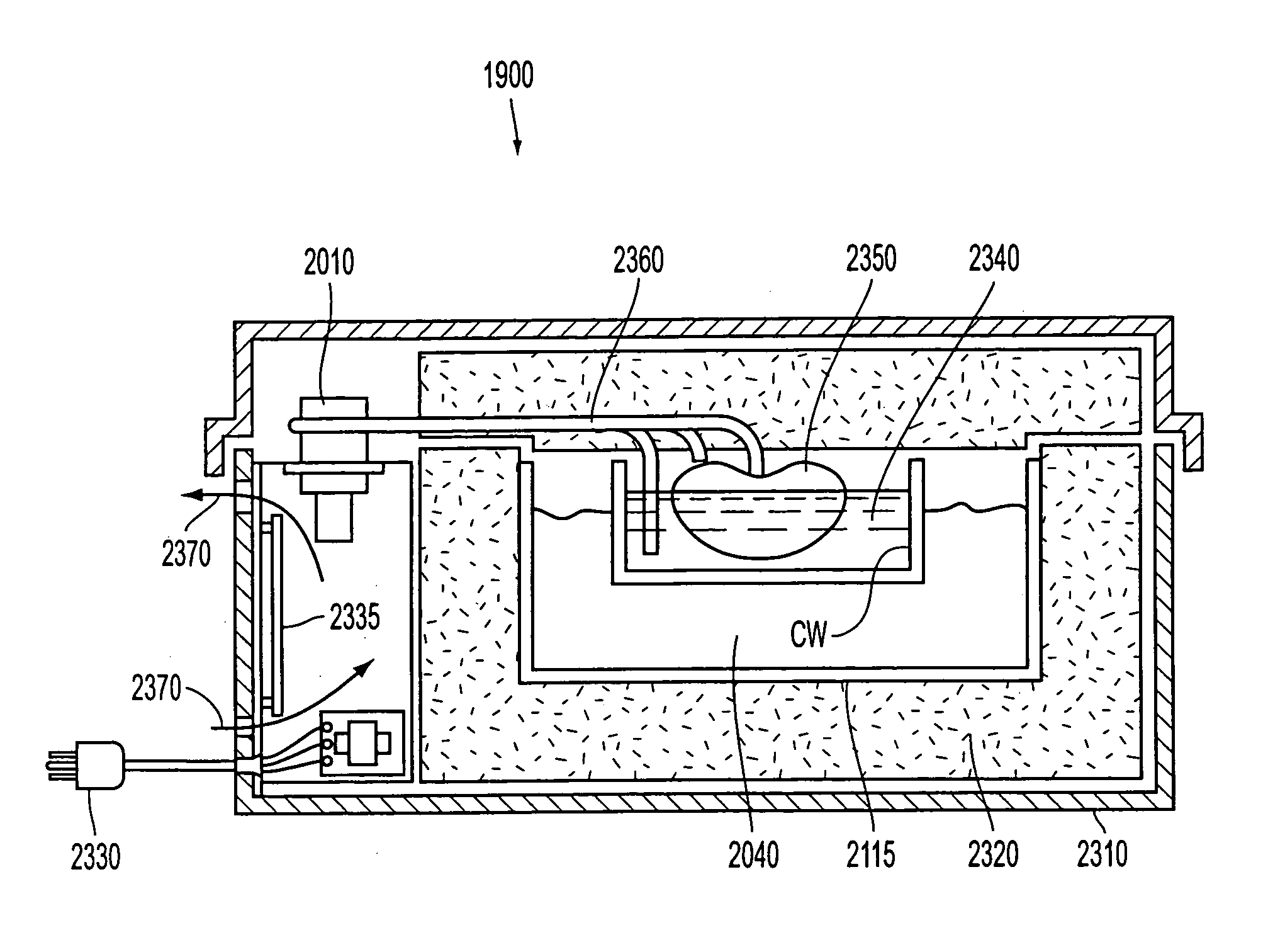Method and apparatus for controlling air pressure in an organ or tissue container