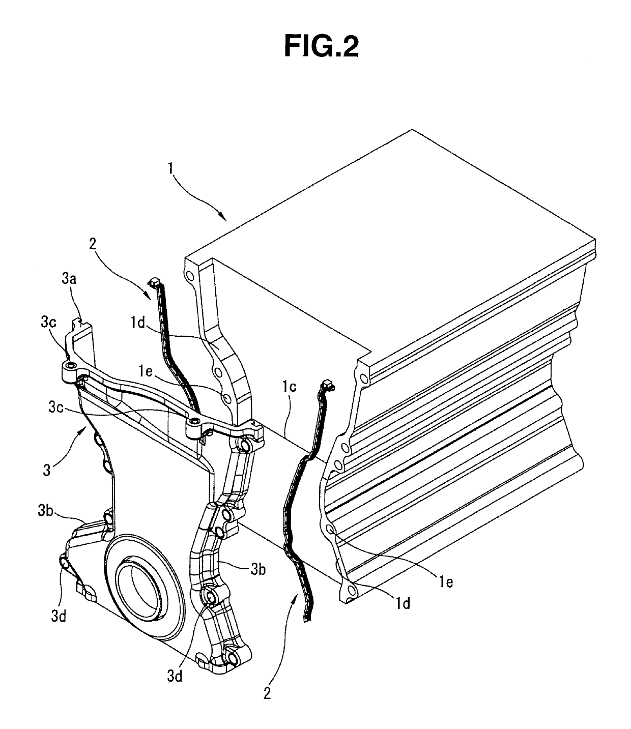 Seal structure for internal combustion engine