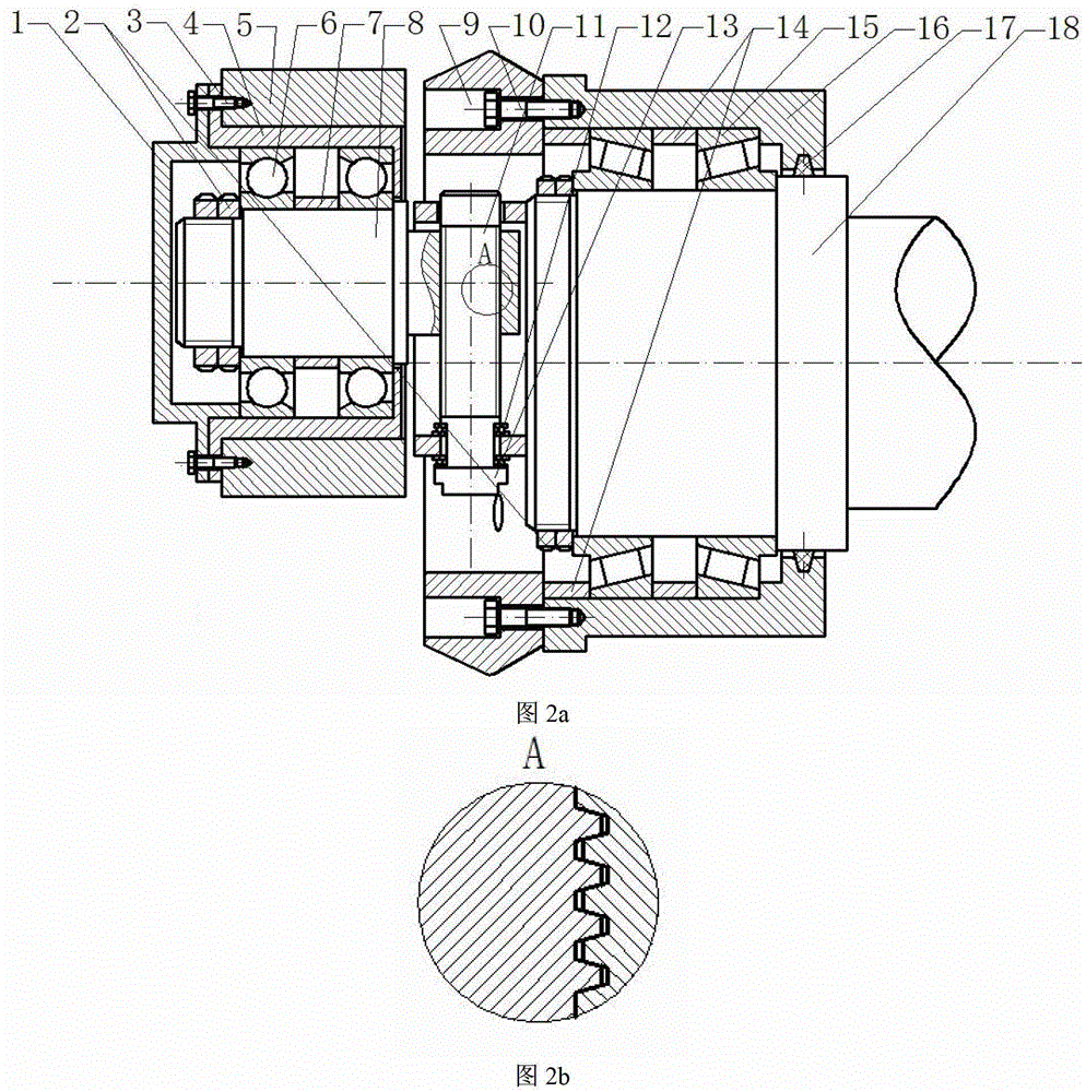 Spinning device with pressing ring capable of adjusting gap